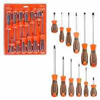 Набор отвёрток 12 пр. (SL3-SL8, PH0-PH2, SQUARE S1-S2), блистер