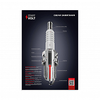 Плакат А2 STARTVOLT Свеча зажигания