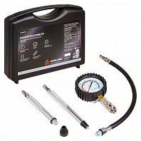Компрессометр для бензиновых двигателей PRO, набор 5пр., пласт. кейс