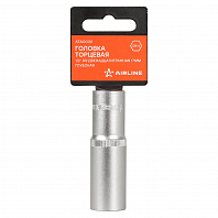 Головка торцевая 1/2" двенадцатигранная 17мм глубокая, пласт. подвес