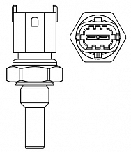 Датчик температуры для автомобилей Opel Asta H (04-)/Zafira A (00-)/Vectra C (00-) 1.8i