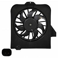 Электровентилятор кондиционера для автомобилей Dodge Caravan (01-)/Chrysler Voyager (01-) (с кожухом)