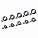 Хомуты пружин.набор 98шт.(13,14,15,16,18,20,21,22,23,24мм) самозажим.,хром-цинк,черн.,кейс airline ADSH030 