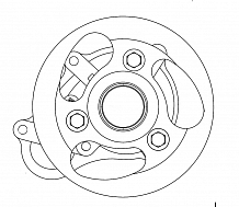 Насос водяной для автомобилей Honda Civic VIII (06-)/Insight (09-) 1.3 LDA Hybrid