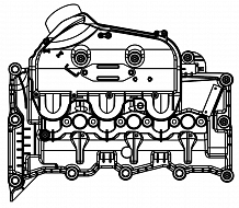 Крышка клапанная для а/м Land Rover Range Rover IV (12-)/Discovery IV (09-) 3.0D [306DT]