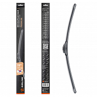 Щетка стеклоочистителя бескаркас PREMIUM 480мм (19") 5 адаптеров