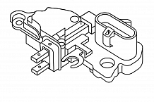 Регулятор напряжения генератора для автомобилей Volvo FH II (12-)/FM (05-)/Mercedes-Benz Actros MP2/MP3 (03-)