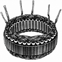 Статор генератора для автомобилей Лада Vesta (15-)/XRay (15-)/Largus (20-) 1.6i (D=136мм)